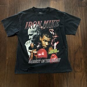 Iron Mike Heavyweight Black Graphic T-Shirt